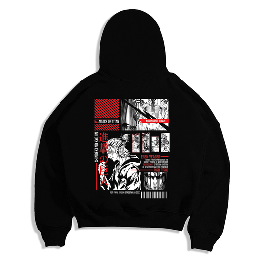 Eren Jäger Attack On Titan Sudadera Capucha