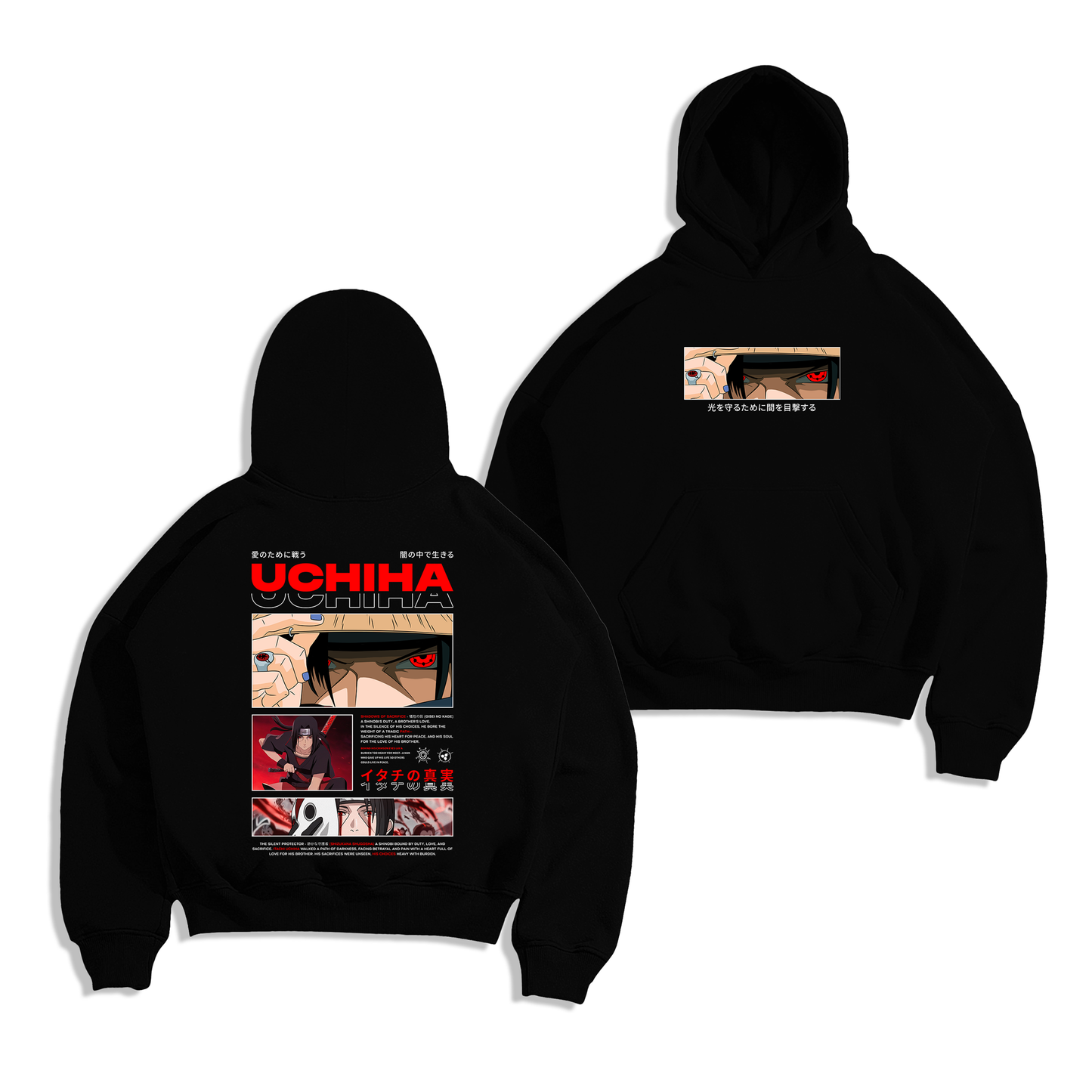 Itachi Anime Naruto Sudadera Capucha