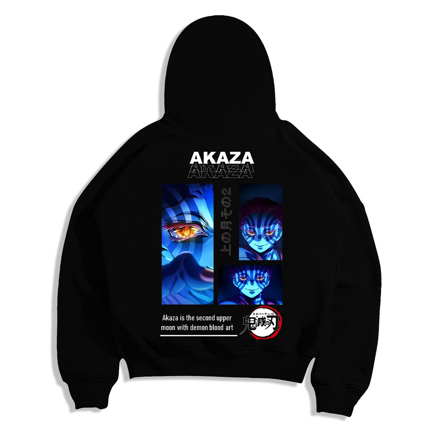 Akaza Demon Slayer Sudadera Capucha