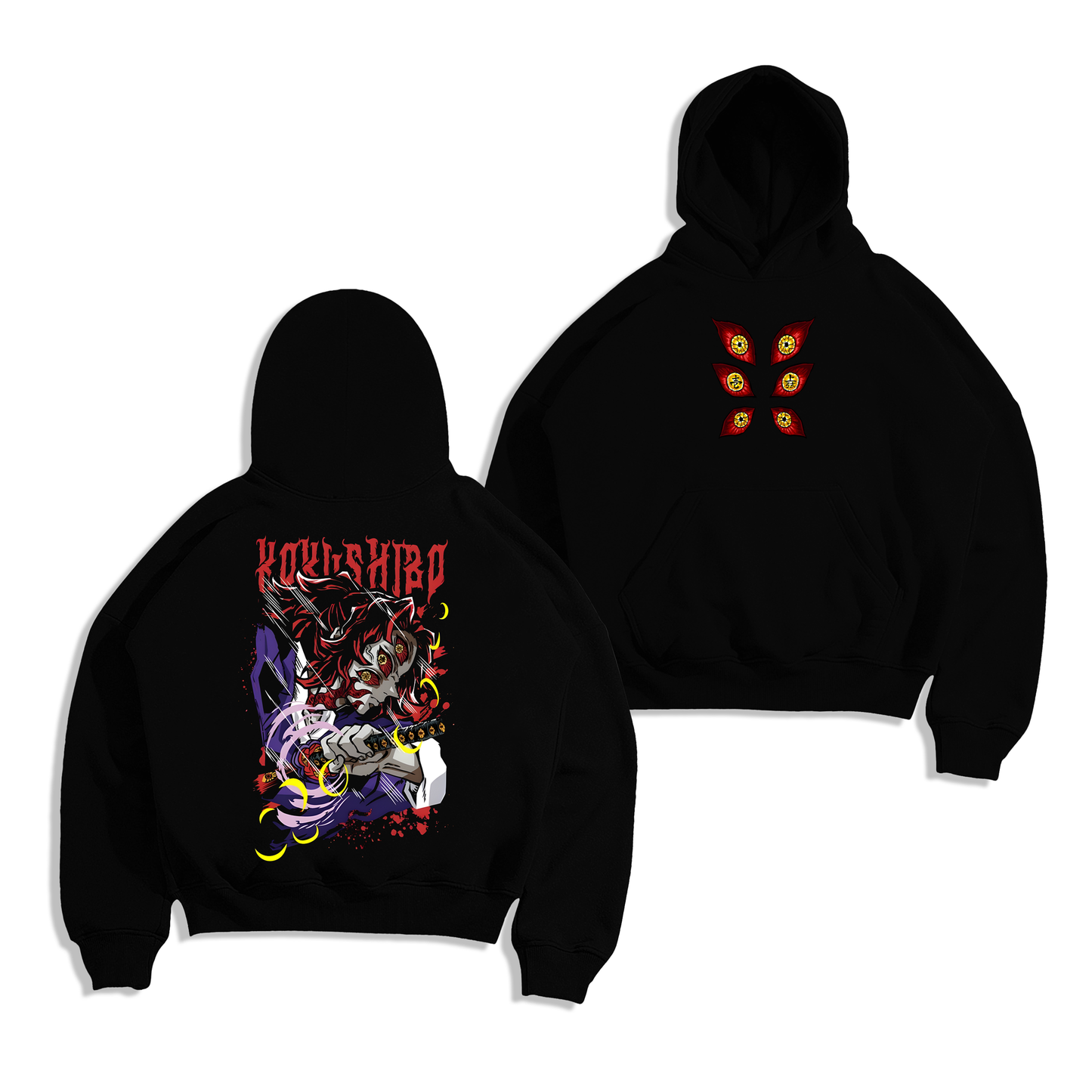 Kokushibo Demon Slayer Sudadera Capucha