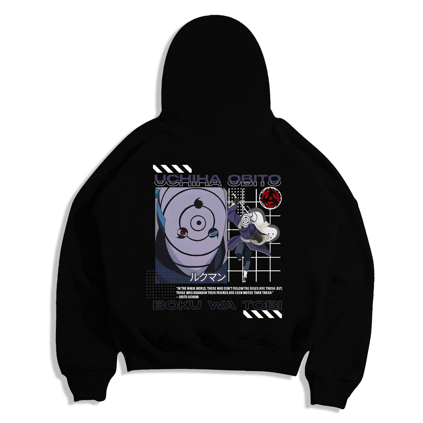 Obito Anime Naruto Sudadera Capucha