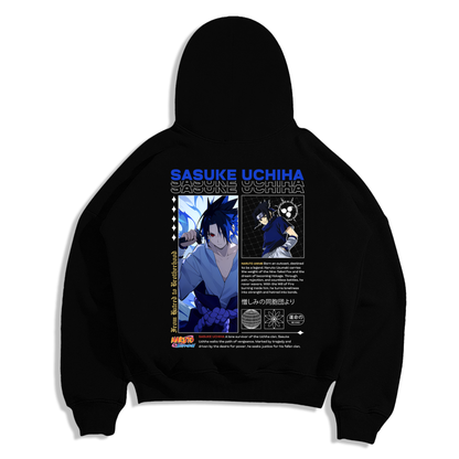 Sasuke Anime Naruto Sudadera Capucha