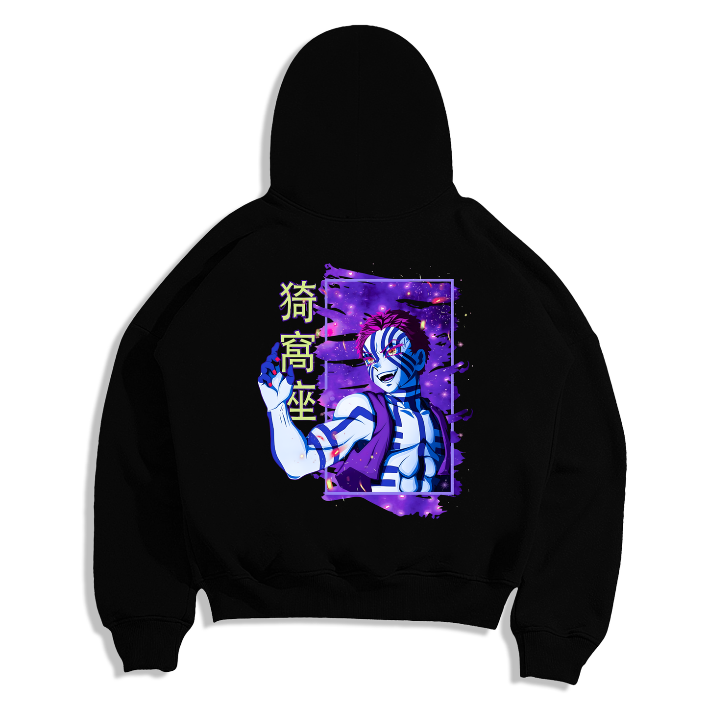 Akaza Demon Slayer Sudadera Capucha