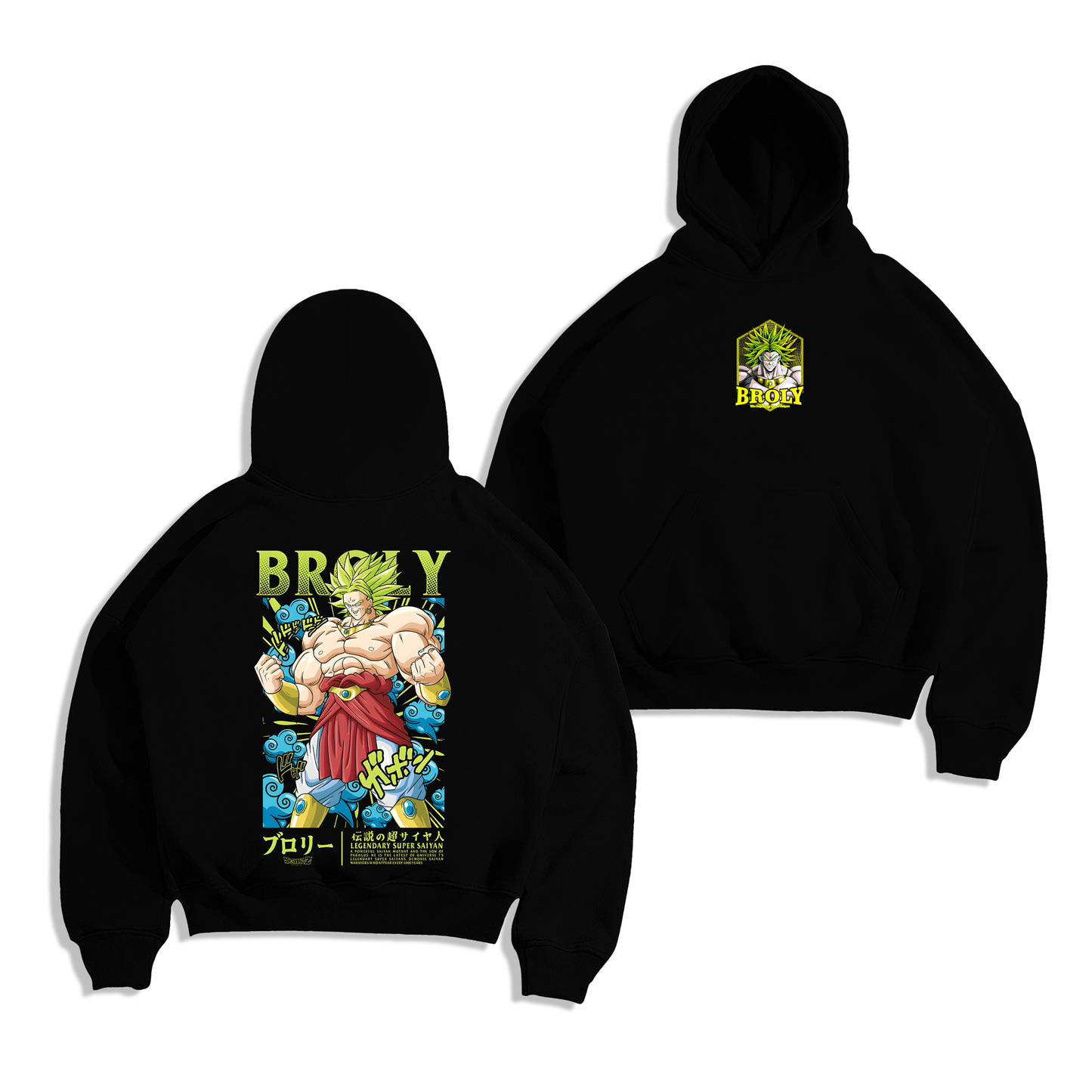 Broly Super Saiyan DBZ Sudadera Capucha