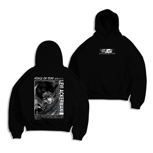 Livaï Ackerman Attack on Titan Sudadera Capucha